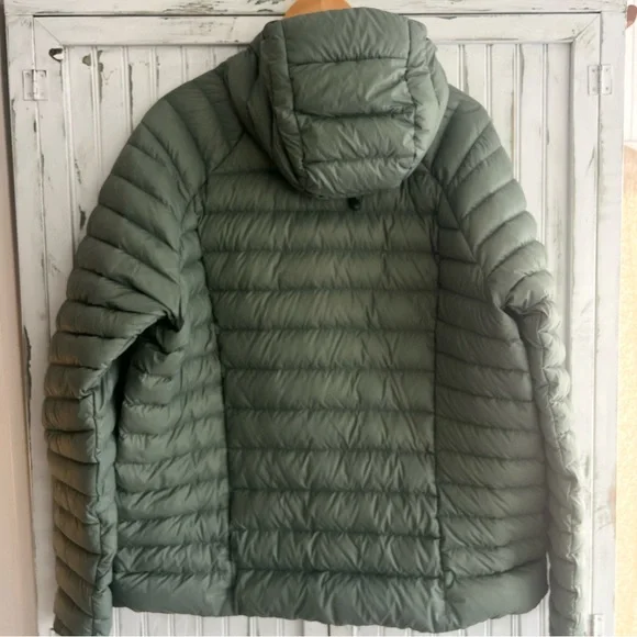 EUC Patagonia Down Sweater Puffer Jacket women’s sage green blue XXL good 4 XL - Picture 4 of 11
